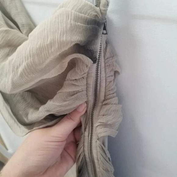 Alice +  Olivia Silk Draped Goddess Mini Dress Wrap XS - Picture 12 of 13